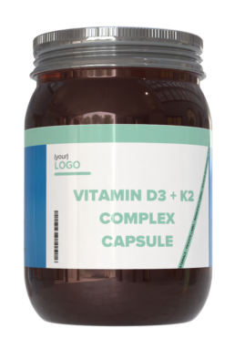 Vitamin D3+K2 complex capsules